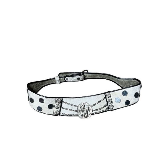 Argentinian Vintage Gaucho Cowhide Coin BeltSize 36 - Picture 1 of 7